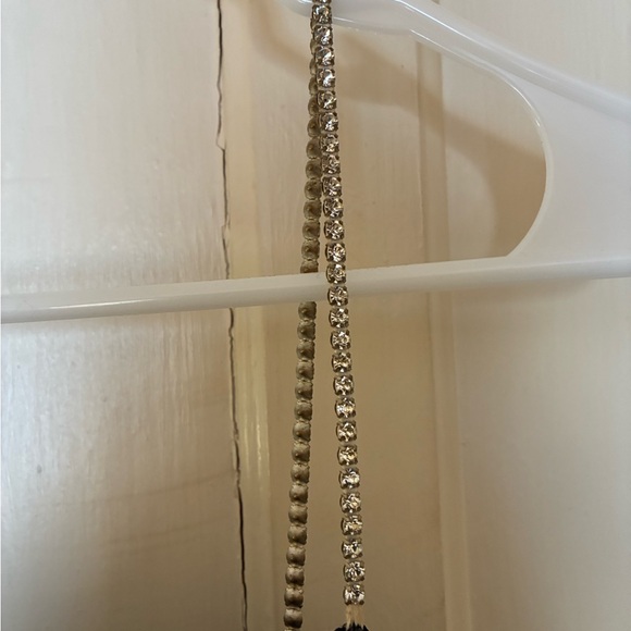 Dave & Johnny vintage 90s silver prom dress - Picture 4 of 16